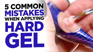 5 Common Mistakes When Applying Hard Gel on Nails amp How To Fix Them [upl. by Eedyah]