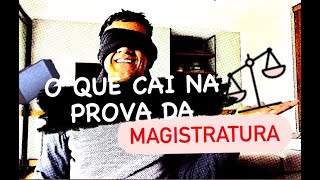 O que cai na prova do Concurso para Juiz  Magistratura [upl. by Enecnarf]