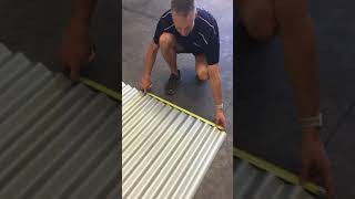 How to Calculate Corrugated Iron Cover Width  How Many Sheets  Metal Roofing Online [upl. by Llertal683]