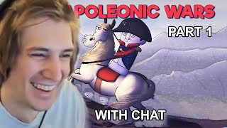 xQc react to The Napoleonic Wars  OverSimplified Part 1 [upl. by Hodgkinson]