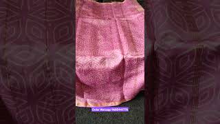 Chanderi Silk Sarees new collection ।। Pink Colours ।। Free shipping ।। Silk sarees collection [upl. by Imled186]