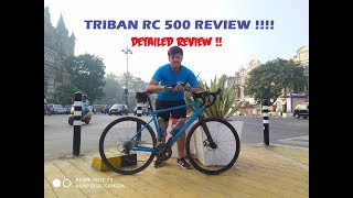 TRIBAN RC500 REVIEW  ROAD BIKE  MUMBAI [upl. by Ayik554]