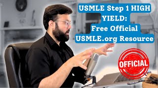 High Yield Topics USMLE Step 1 Free Resource I Wish I Knew Before My USMLE Official USMLEorg [upl. by Fernande]