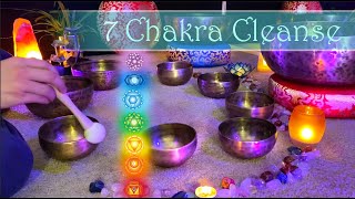 CLEANSE CHAKRA BLOCKAGES with Tibetan Singing Bowls Cleanse Aura and Balance Chakra Relax amp Sleep [upl. by Aimek14]