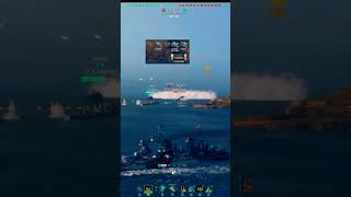 Croiseur DM Donskoi russia Citadelles vs Minotaur best gaming shorts shortvideo Worldofwarship [upl. by Sanyu]