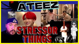 ATEEZ UNIVERSE  스트레스띵 Stressor Things  REACTION [upl. by Edithe475]