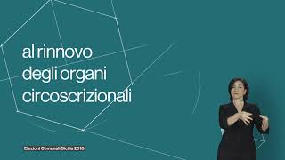 Elezioni Comunali Sicilia 2018  Come si vota [upl. by Garrick]