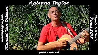 Apirana Taylor poète maori accompagné par Manuel Van Thienen 7052017 [upl. by Derina]