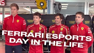 Day in the life of Scuderia Ferrari Esports Team [upl. by Ydorb199]