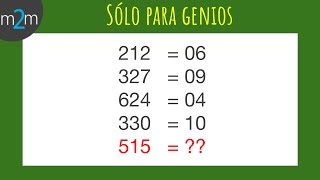 ✅ SÓLO para GENIOS  3 │ Acertijos [upl. by Hercules748]