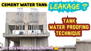 Cement Water Tank Leakage Repair  Tank Water Proofing  How to Repair Water Tank Leakage  Tank [upl. by Kira]