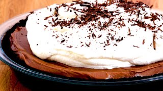 Professional Baker Teaches You How To Make CHOCOLATE CREAM PIE [upl. by Ettenoitna145]