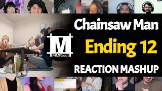 Chainsaw Man Ending 12  Reaction Mashup [upl. by Ednil313]