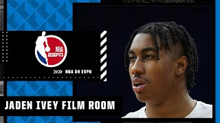 2022 NBA Draft prospect Jaden Ivey film session with Mike Schmitz  NBA on ESPN [upl. by Jenda]