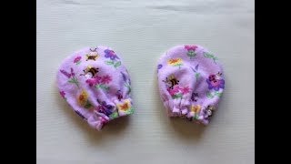 DIY Baby Mittens  tutorial [upl. by Kwang]