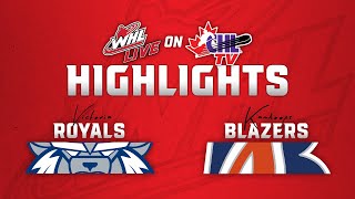 Victoria Royals at Kamloops Blazers 1111  WHL Highlights 202425 [upl. by Amsaj]