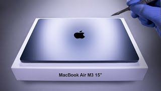 MacBook Air M3 15quot Unboxing and Gaming Test  ASMR [upl. by Imit]