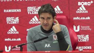 NEWS CONFERENCE  Aitor Karanka on West Brom [upl. by Milton]