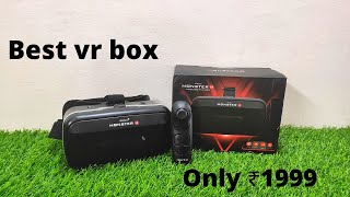 Irusu Monster VR Headset with Remote Controller unboxing and review by technical Pandit [upl. by Adnorrehs868]