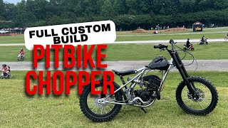 Custom Pitbike Chopper Build  Small Bore at Barber Motorsports Park [upl. by Gulgee]