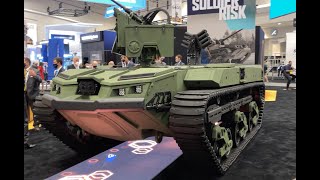 Textron Systems Ripsaw M5 at AUSA 2021 [upl. by Oigroig]