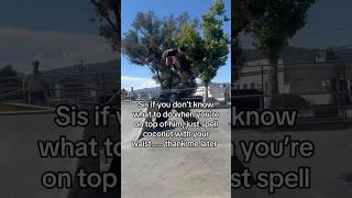 Subscribe for more advice 🙌 skateboarding skateboardingisfun fyp sk8 skatepark fail skater [upl. by Hallsy292]