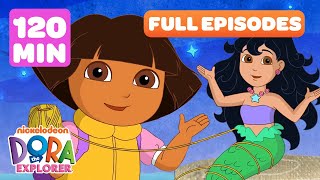 Dora FULL EPISODES Marathon ➡️  3 Full Episodes  2 Hour Compilation  Dora the Explorer [upl. by Revilo]