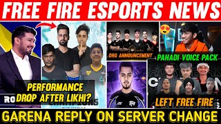 PAHADI VOICE PACK IN FF INDIA😍 TSG LEFT FF MAFIAS PERFORMANCE AFTER LIKHI  FREE FIRE ESPORTS NEWS [upl. by Athey]