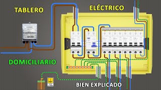 Tablero Eléctrico Domiciliario Bien Explicado [upl. by Fernald]