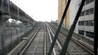 Docklands Light Railroad DLR in London April 2011 [upl. by Bores788]