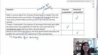 71 Probabilities Difference between Classical and Empirical Probabilities p6 [upl. by Hollah]