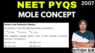 An element X has the following isotopic composition [upl. by Suivatnom354]