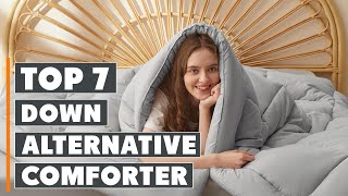 Top 7 Best Down Alternative Comforters for Cozy Nights [upl. by Sitnalta751]