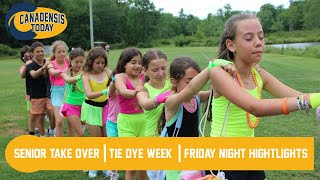 SENIOR TAKE OVER TIE DYE WEEK FRIDAY NIGHT HIGHLIGHTS  CANADENSIS TODAY [upl. by Arocahs]