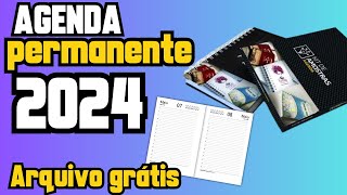 AGENDA 2024  Ganhe dinheiro em casa produzindo agendas [upl. by Ailaham]