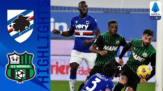 Sampdoria 23 Sassuolo  Caputo finds the net in a 32 thriller away to Sampdoria  Serie A TIM [upl. by Reema]