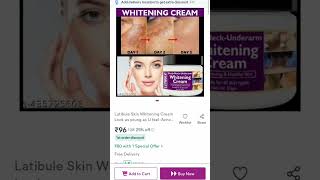 meesho Latibule Skin Whitening Cream Look as young as U feel Acne Care Face Cream Face [upl. by Halda792]