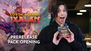 Magic The Gathering Lost Caverns of Ixalan Prerelease pack opening [upl. by Llehsar254]