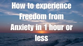 Fast Relief from Anxiety Why what youve tried hasnt worked and Hypnosis might be right for you [upl. by Kcinimod]