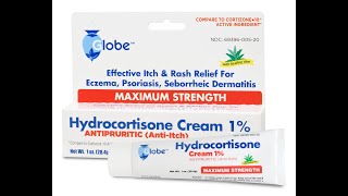 Hydrocortisone Maximum Strength Cream 1 with Aloe USP 1oz Compare to Cortizone10 [upl. by Matusow]