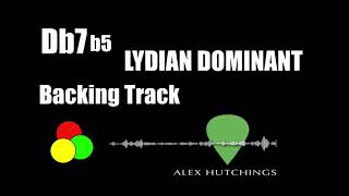 Db711 LYDIAN b7 BACKING TRACK [upl. by Halverson]