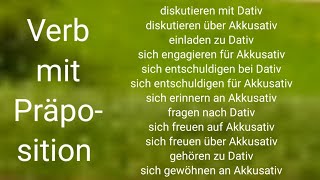 Deutsch  Verb mit Präposition  live Chat  Übungen  sich freuen auf über denken an nachdenken [upl. by Arutak]