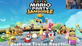 Super Mario Party Jamboree Overview Trailer Reaction [upl. by Hanikas]