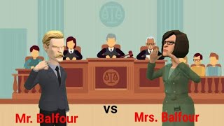 Balfour Vs Balfour  Law of contracts  Legal studies Class XII [upl. by Issiah]