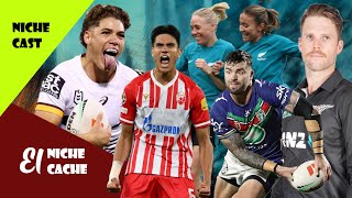 The Niche Cast NZ Warriors NRLW Blackcaps White Ferns Football Ferns National League [upl. by Alket]