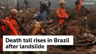 Landslide devastates Brazils Petropolis [upl. by Eesac]