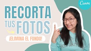 ✨ 3 Formas de RECORTAR UNA IMAGEN EN CANVA  QUITA EL FONDO DE UNA FOTO 📸 [upl. by Airakaz]