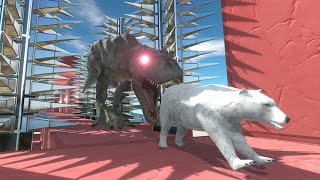 Surviving the Tunnel of Nightmares  Animal Revolt Battle Simulator [upl. by Wenonah235]