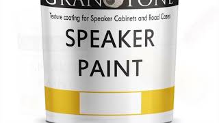 Granotone Roller Finish Speaker Cabinet Paint [upl. by Osicnarf650]