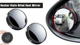 Blind Spot Mirrors 2 inch Reusable Round HD Rear View Mirror with Sucker for Cars SUV and Trucks [upl. by Born]